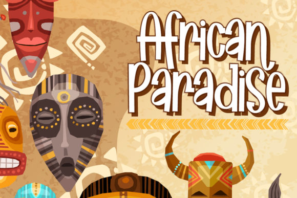 African Paradise Font for Branding Projects