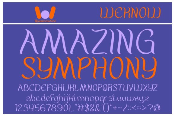 Amazing Symphony: A Font That Elevates Handmade Creations