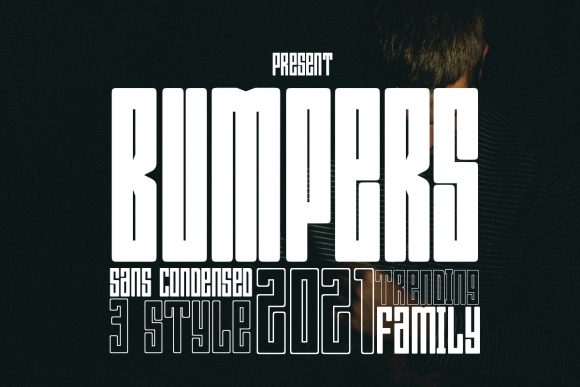 Bumpers: A Bold Display Font for Digital Branding