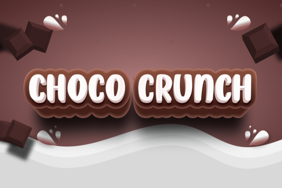 Choco Crunch: A Friendly Display Font for Creative Projects