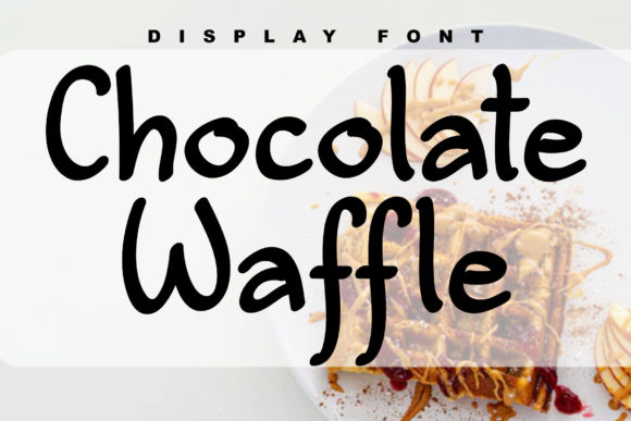 Chocolate Waffle: A Handwritten Font for Creative Branding