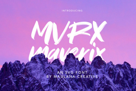 Designing with Maverix: A Cool, Urban Display Font for Branding