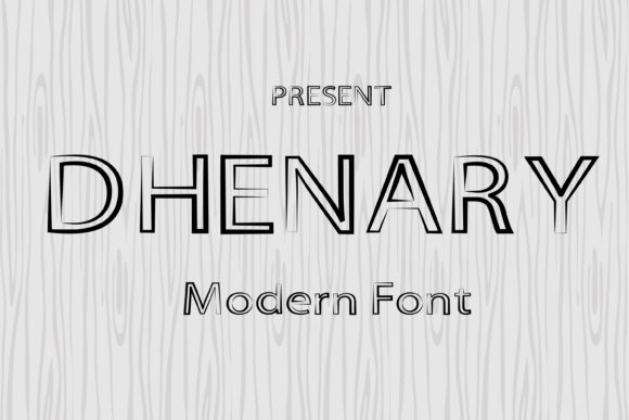 Dhenary: A Stylish Display Font for Editorial Design
