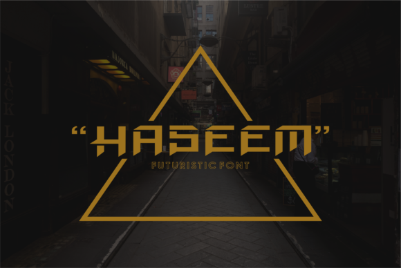 Haseem: A Bold and Futuristic Display Font for Modern Design