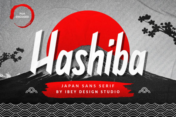 Hashiba: A Japanese-Inspired Font for Modern Branding