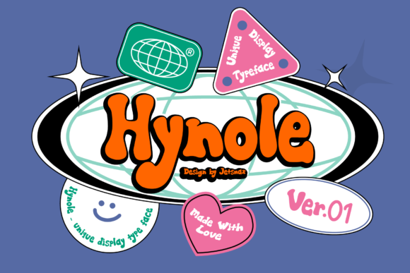 Hynole: A Retro-Styled Display Font for Modern Branding