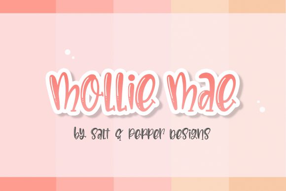 Mollie Mae: A Quirky Display Font for Creative Makers