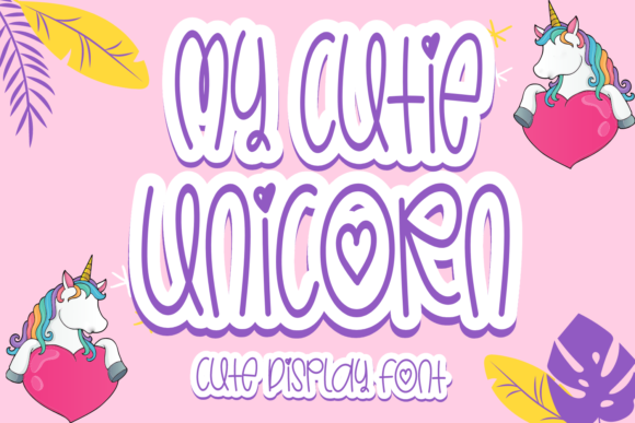 My Cutie Unicorn: A Playful Font for Branding Projects