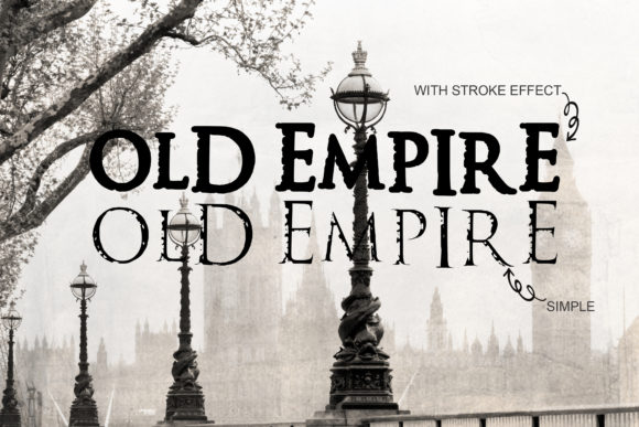 Old Empire Font for Small Business Branding