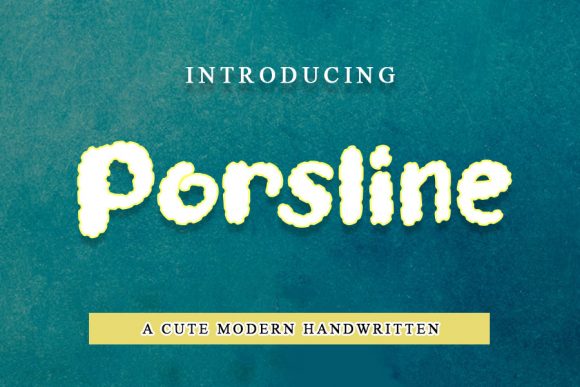 Porsline Display Font for Web Design