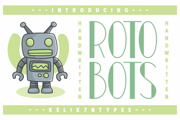 Rotobots Font for Bold Digital Branding