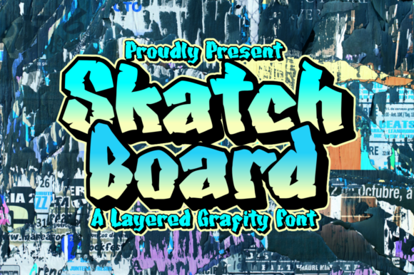 Skatchboard Font for Handmade Creations