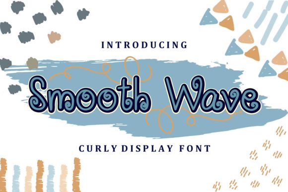 Smooth Wave Font for Business Branding and Design