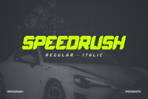 Speed Rush: A Bold Font for Handmade Creations