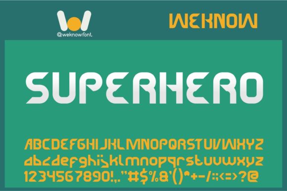 Superhero Font Review: A Unique Display Typeface for Bold Branding