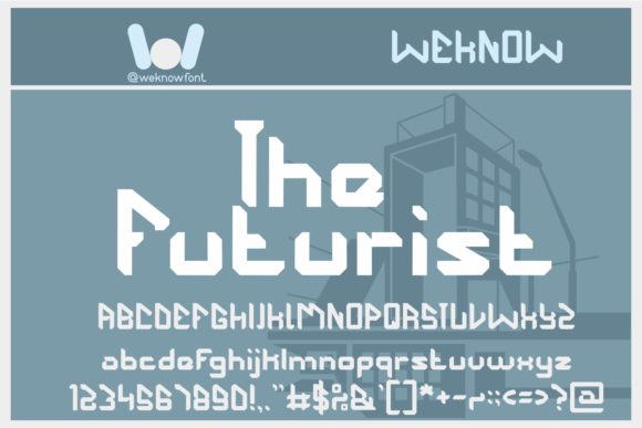 The Futurist: A Designer's Take on a Bold Display Font