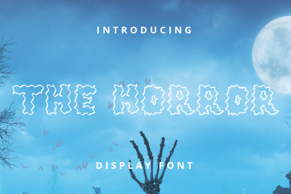 The Horror Font for Bold Editorial Design